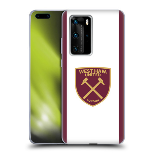 West Ham United FC 2024/25 Crest Kit Third Soft Gel Case for Huawei P40 Pro / P40 Pro Plus 5G