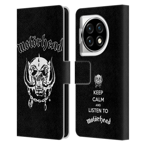 Motorhead Graphics Classic Logo Leather Book Wallet Case Cover For OPPO OnePlus Ace 3 5G