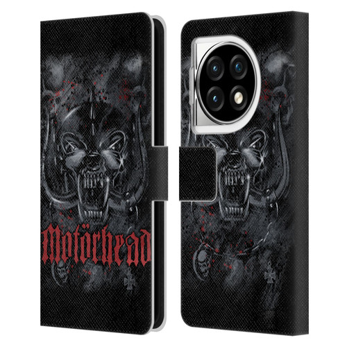 Motorhead Graphics Deathstorm Leather Book Wallet Case Cover For OPPO OnePlus Ace 3 5G