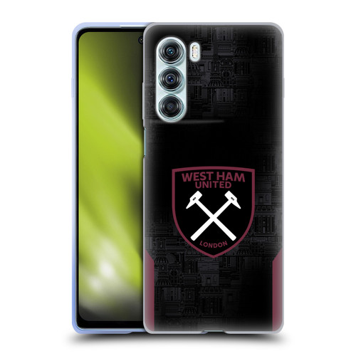 West Ham United FC 2024/25 Crest Kit Away Soft Gel Case for Motorola Edge S30 / Moto G200 5G