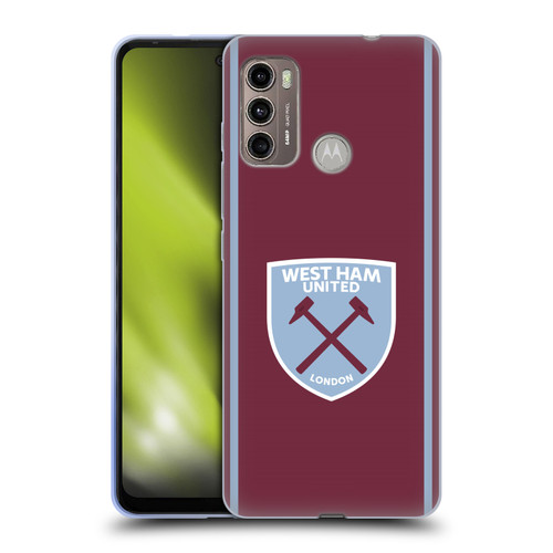 West Ham United FC 2024/25 Crest Kit Home Soft Gel Case for Motorola Moto G60 / Moto G40 Fusion West Ham United FC 2024/25 Crest Kit Home Soft Gel Case for Motorola Moto G60 / Moto G40 Fusion