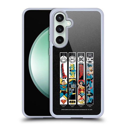 Justice League DC Comics 90th Anniversary Trinity Soft Gel Case for Samsung Galaxy S23 FE 5G