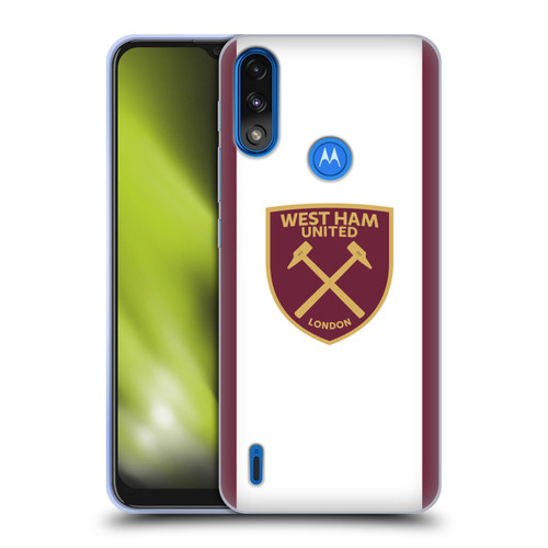 West Ham United FC 2024/25 Crest Kit Third Soft Gel Case for Motorola Moto E7 Power / Moto E7i Power West Ham United FC 2024/25 Crest Kit Third Soft Gel Case for Motorola Moto E7 Power / Moto E7i Power
