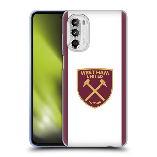 West Ham United FC 2024/25 Crest Kit Third Soft Gel Case for Motorola Moto G52