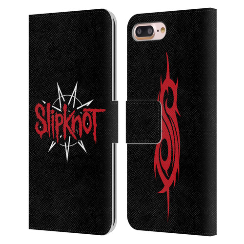 Slipknot We Are Not Your Kind Star Crest Logo Leather Book Wallet Case Cover For Apple iPhone 7 Plus / iPhone 8 Plus