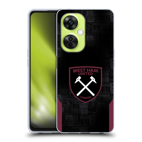 West Ham United FC 2024/25 Crest Kit Away Soft Gel Case for OnePlus Nord CE 3 Lite 5G