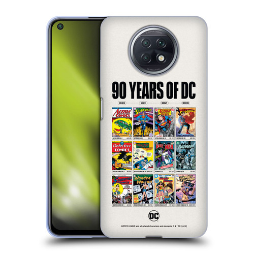 Justice League DC Comics 90th Anniversary Trinity Through Ages Soft Gel Case for Xiaomi Redmi Note 9T 5G