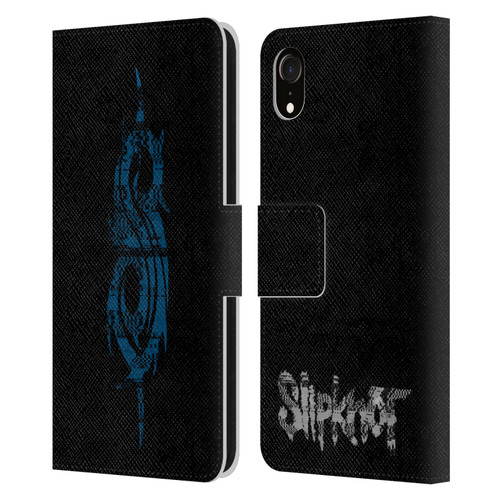 Slipknot We Are Not Your Kind Glitch Logo Leather Book Wallet Case Cover For Apple iPhone XR