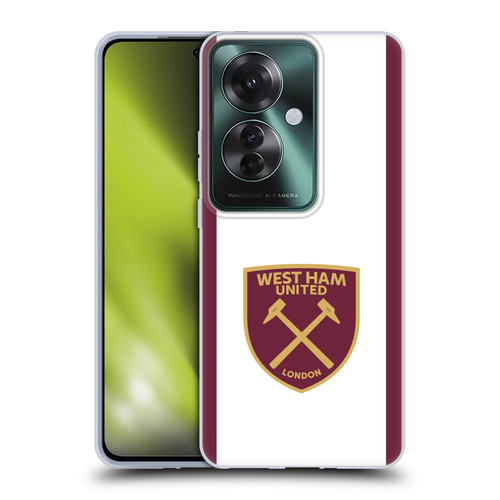 West Ham United FC 2024/25 Crest Kit Third Soft Gel Case for OPPO Reno11 F 5G / F25 Pro 5G