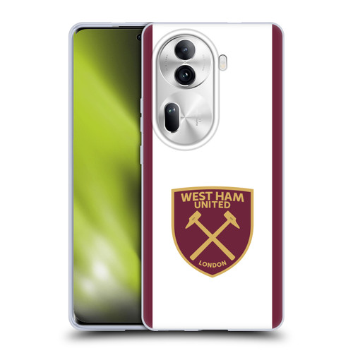 West Ham United FC 2024/25 Crest Kit Third Soft Gel Case for OPPO Reno11 Pro