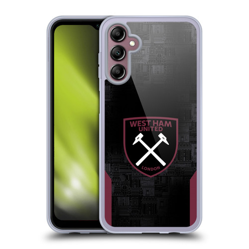 West Ham United FC 2024/25 Crest Kit Away Soft Gel Case for Samsung Galaxy A14 5G West Ham United FC 2024/25 Crest Kit Away Soft Gel Case for Samsung Galaxy A14 5G