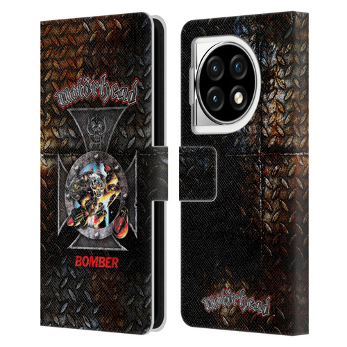 Motorhead Key Art Bomber Cross Leather Book Wallet Case Cover For OPPO OnePlus Ace 3 5G