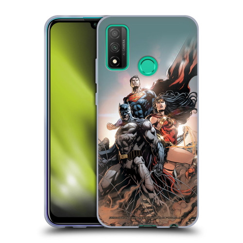 Justice League DC Comics Comic Book Covers Rebirth Trinity #1 Soft Gel Case for Huawei P Smart (2020)