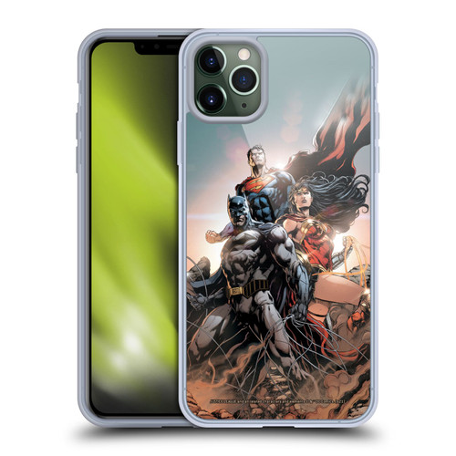 Justice League DC Comics Comic Book Covers Rebirth Trinity #1 Soft Gel Case for Apple iPhone 11 Pro Max