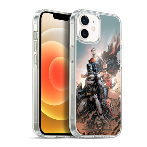 Justice League DC Comics Comic Book Covers Rebirth Trinity #1 Soft Gel Case for Apple iPhone 12 / iPhone 12 Pro & MagSafe