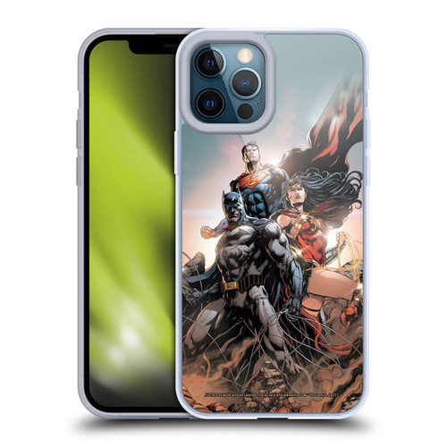 Justice League DC Comics Comic Book Covers Rebirth Trinity #1 Soft Gel Case for Apple iPhone 12 Pro Max