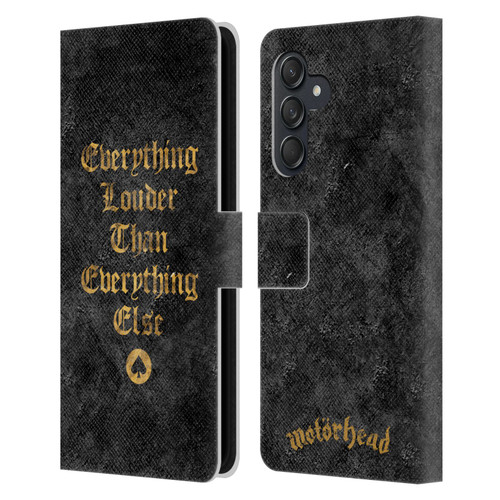 Motorhead Key Art Everything Louder Leather Book Wallet Case Cover For Samsung Galaxy M55 5G