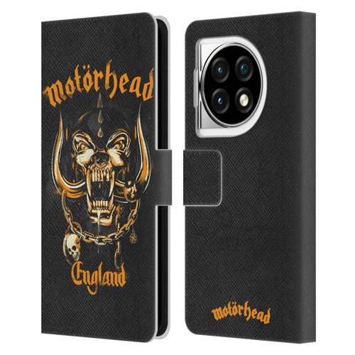 Motorhead Logo Warpig England Leather Book Wallet Case Cover For OPPO OnePlus Ace 3 5G