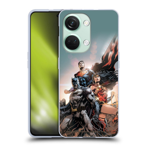 Justice League DC Comics Comic Book Covers Rebirth Trinity #1 Soft Gel Case for OnePlus Nord 3 5G