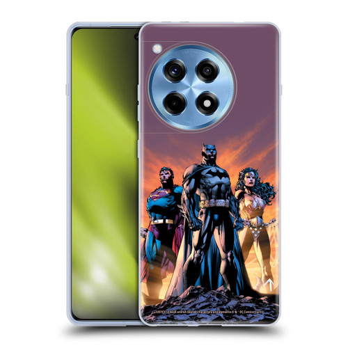 Justice League DC Comics Comic Book Covers Icons Trinity Soft Gel Case for OnePlus 12R