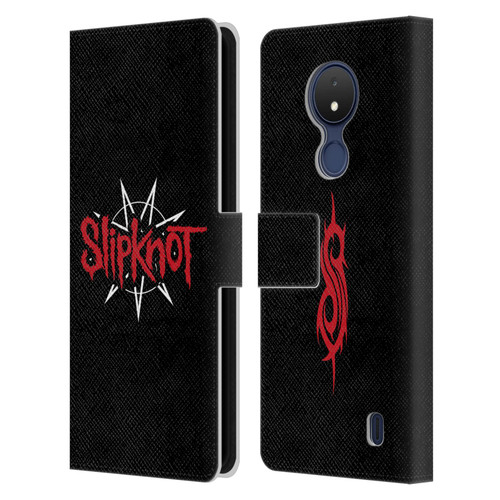 Slipknot We Are Not Your Kind Star Crest Logo Leather Book Wallet Case Cover For Nokia C21