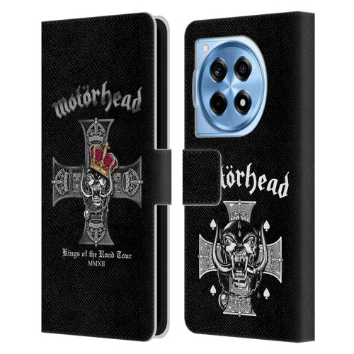 Motorhead Tours Kings Of The Road Leather Book Wallet Case Cover For OnePlus 12R