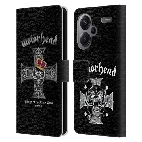 Motorhead Tours Kings Of The Road Leather Book Wallet Case Cover For Xiaomi Redmi Note 13 Pro Plus 5G