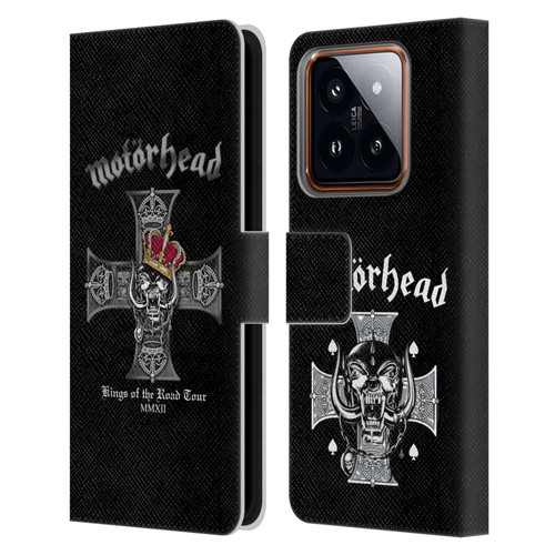 Motorhead Tours Kings Of The Road Leather Book Wallet Case Cover For Xiaomi 14