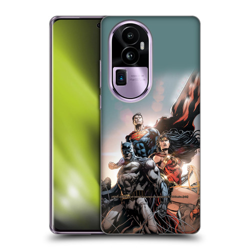 Justice League DC Comics Comic Book Covers Rebirth Trinity #1 Soft Gel Case for OPPO Reno10 Pro+
