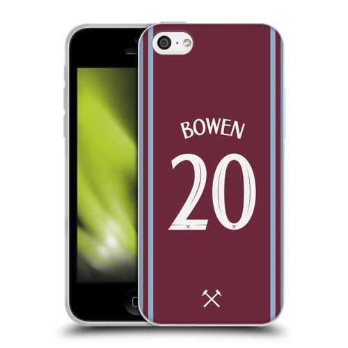West Ham United FC 2024/25 Players Home Kit Jarrod Bowen Soft Gel Case for Apple iPhone 5c