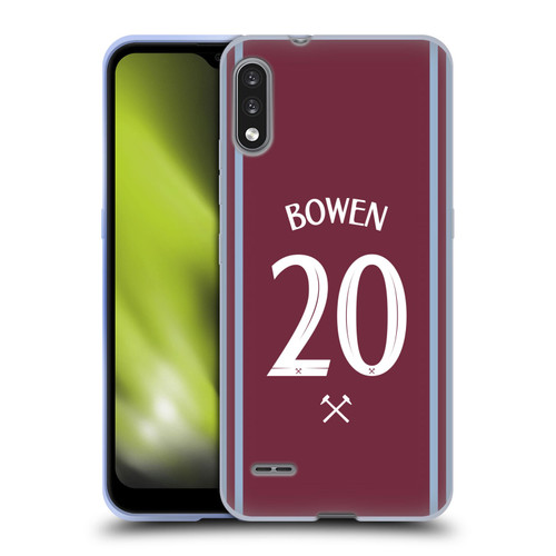 West Ham United FC 2024/25 Players Home Kit Jarrod Bowen Soft Gel Case for LG K22