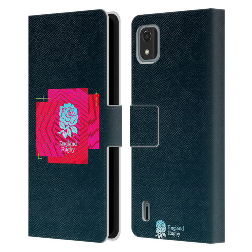 England Rugby Union This Rose Means Everything Slogan in Black Leather Book Wallet Case Cover For Nokia C2 2nd Edition