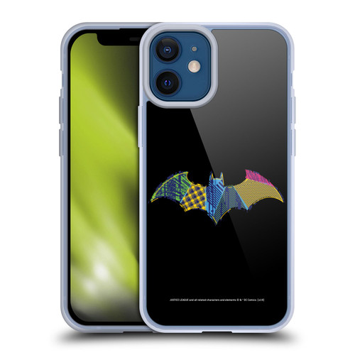 Justice League DC Comics Dark Electric Pop Icons Batman Soft Gel Case for Apple iPhone 12 Mini