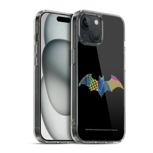 Justice League DC Comics Dark Electric Pop Icons Batman Soft Gel Case for Apple iPhone 15 & MagSafe
