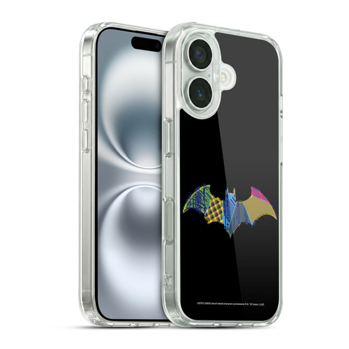Justice League DC Comics Dark Electric Pop Icons Batman Soft Gel Case for Apple iPhone 16 & MagSafe