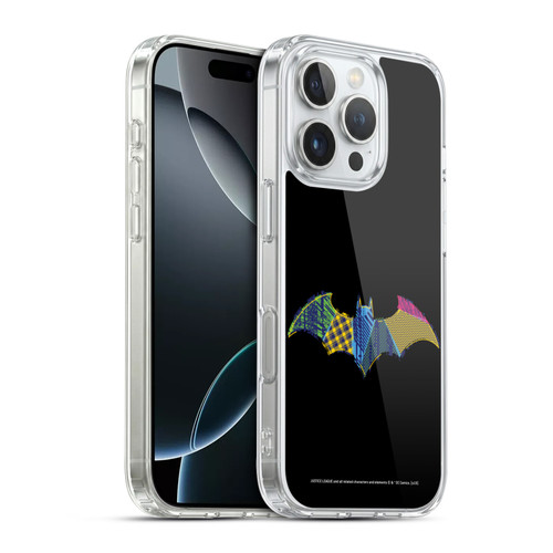 Justice League DC Comics Dark Electric Pop Icons Batman Soft Gel Case for Apple iPhone 16 Pro & MagSafe