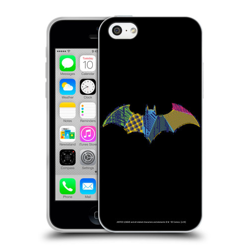 Justice League DC Comics Dark Electric Pop Icons Batman Soft Gel Case for Apple iPhone 5c