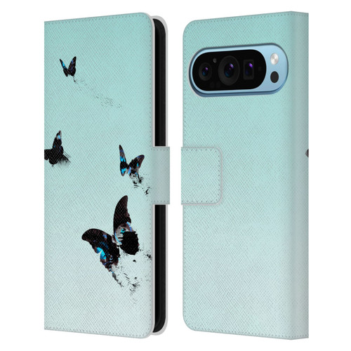 Alyn Spiller Animal Art Butterflies 2 Leather Book Wallet Case Cover For Google Pixel 9 / Pixel 9 Pro