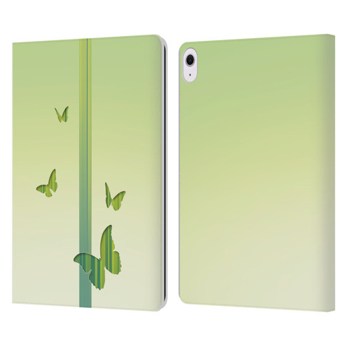 Alyn Spiller Animal Art Butterflies Leather Book Wallet Case Cover For Apple iPad Air 13 2024
