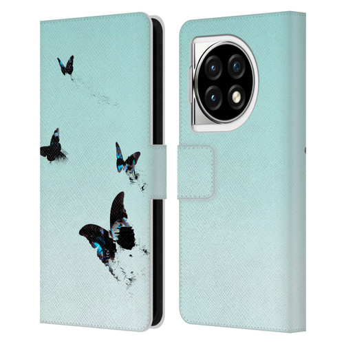 Alyn Spiller Animal Art Butterflies 2 Leather Book Wallet Case Cover For OPPO OnePlus Ace 3 5G