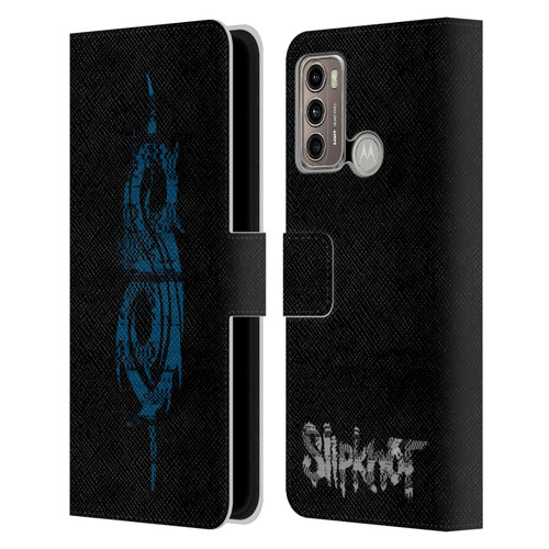 Slipknot We Are Not Your Kind Glitch Logo Leather Book Wallet Case Cover For Motorola Moto G60 / Moto G40 Fusion