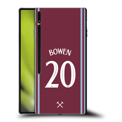 West Ham United FC 2024/25 Players Home Kit Jarrod Bowen Soft Gel Case for Samsung Galaxy Tab S8 Ultra