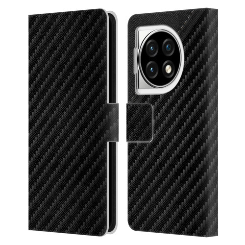 Alyn Spiller Carbon Fiber Leather Leather Book Wallet Case Cover For OPPO OnePlus Ace 3 5G