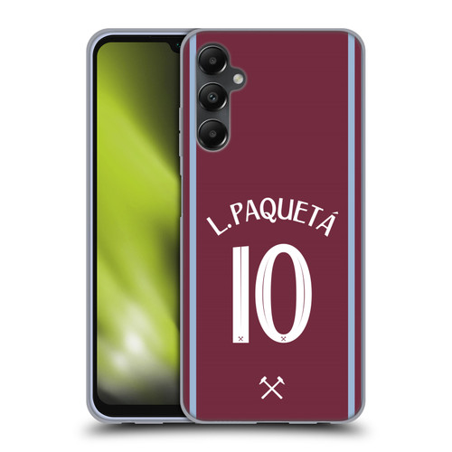 West Ham United FC 2024/25 Players Home Kit Lucas Paquetá Soft Gel Case for Samsung Galaxy A05s West Ham United FC 2024/25 Players Home Kit Lucas Paquetá Soft Gel Case for Samsung Galaxy A05s