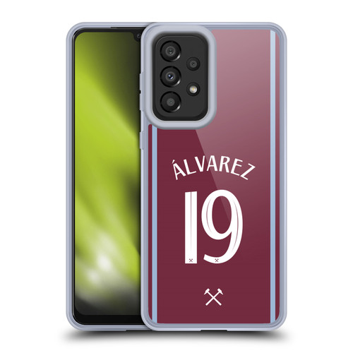 West Ham United FC 2024/25 Players Home Kit Edson Álvarez Soft Gel Case for Samsung Galaxy A33 5G (2022)