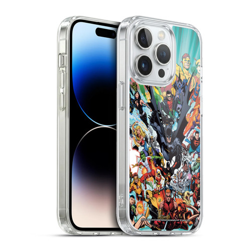 Justice League DC Comics Teen Titans Comic Art #100 Variant Soft Gel Case for Apple iPhone 13 Pro & MagSafe