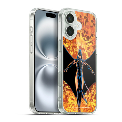 Justice League DC Comics Teen Titans Comic Art #8 Raven Soft Gel Case for Apple iPhone 16 Plus & MagSafe