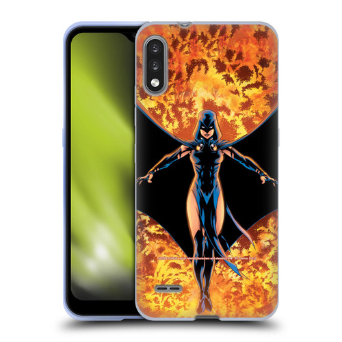 Justice League DC Comics Teen Titans Comic Art #8 Raven Soft Gel Case for LG K22