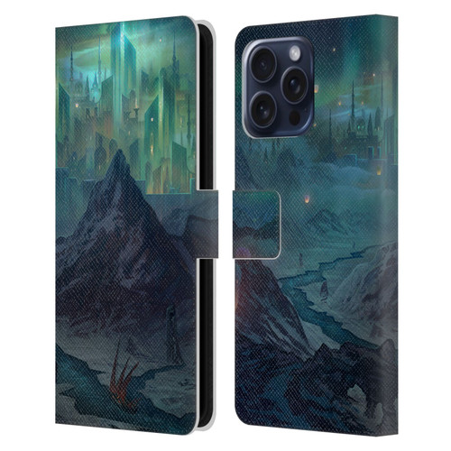 Alyn Spiller Environment Art Northern Kingdom Leather Book Wallet Case Cover For Apple iPhone 16 Pro Max