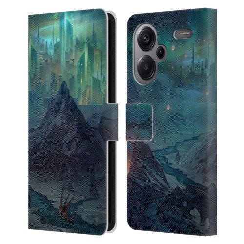 Alyn Spiller Environment Art Northern Kingdom Leather Book Wallet Case Cover For Xiaomi Redmi Note 13 Pro Plus 5G